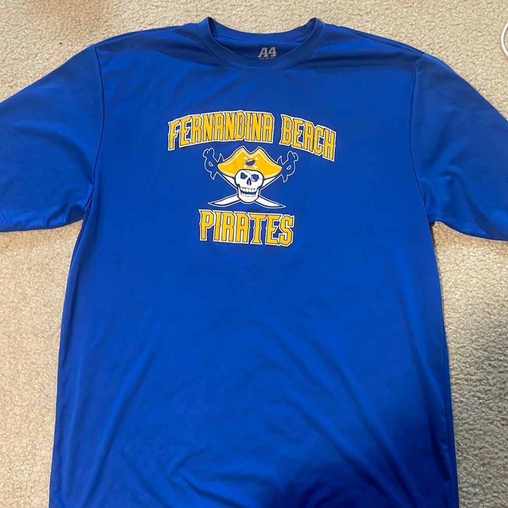 Dry fit Fernandina beach pirates shirt unisex size med